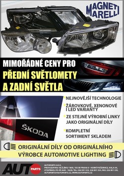 PEDN SVTLOMETY A ZADN SVTLA MAGNETI MARELLI - kliknte pro zvten